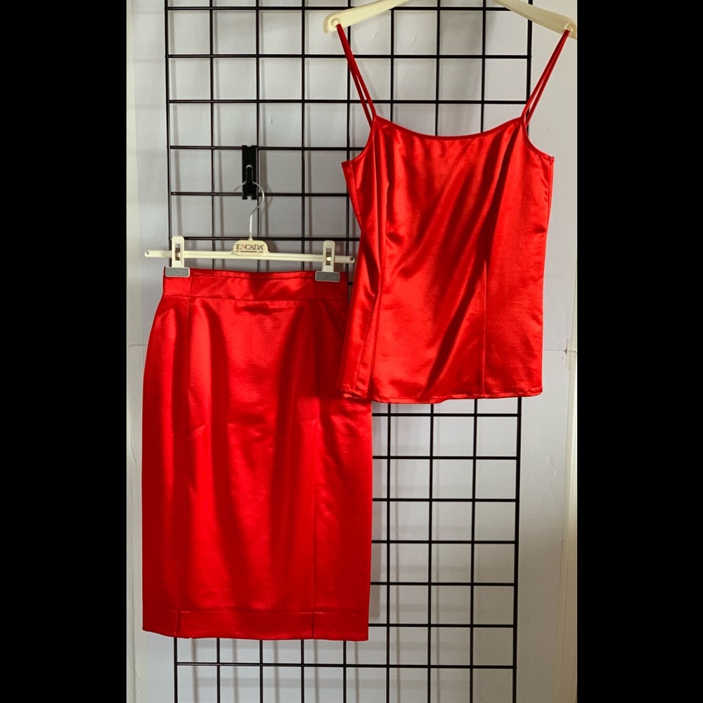 “HOST PICK” Vintage Escada 2 -Piece Outfit Top and Skirt